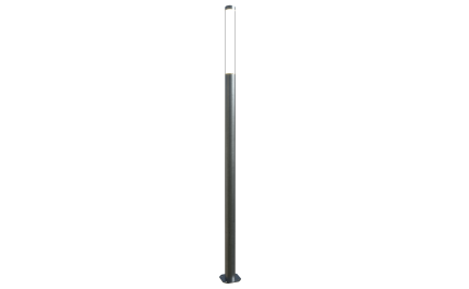 Decorative LED pole 3 ft. Oslo OD 4x4 (Aluminum+powder coating) One side 30W 4050Lm